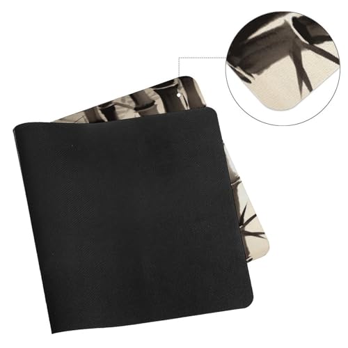 Bamboo Tree Image Chinese Calligraphy Desk Pad Rubber Base miniatura 7