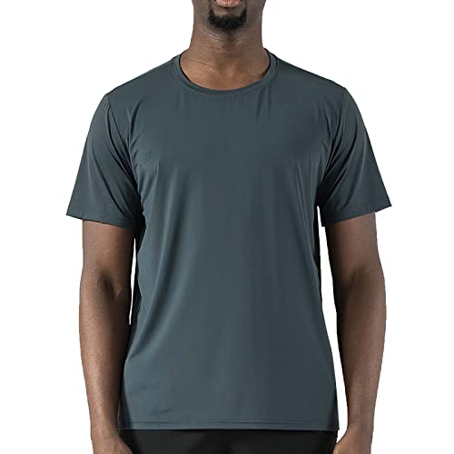 Herren Sportshirt 1/4 Reißverschluss - Atmungsaktives Trainingsshirt Mit Stehkragen
