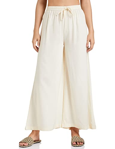 Image of Amazon Brand - Myx Women's Flared Fit Palazzo in Rayon (Available in Plus Sizes)