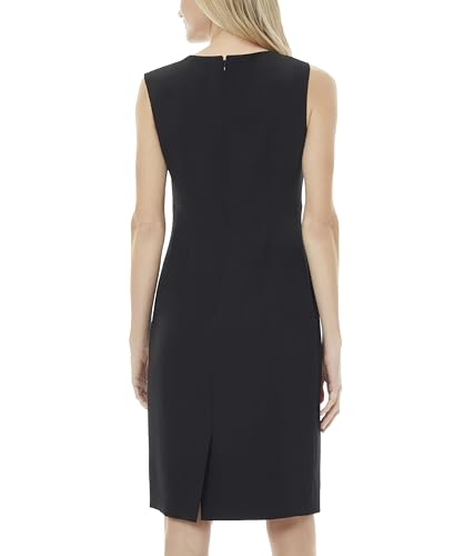 Image of Kasper Women's Sleeveless Sheath Dress with Notch Neckline