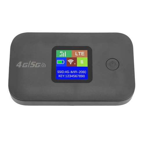 Image of 4G LTE Mobile Hotspot, Portable WiFi Router with SIM Card Slot, Supports 8-10 Users, for Travel Smartphone Tablet Laptop (European Version)