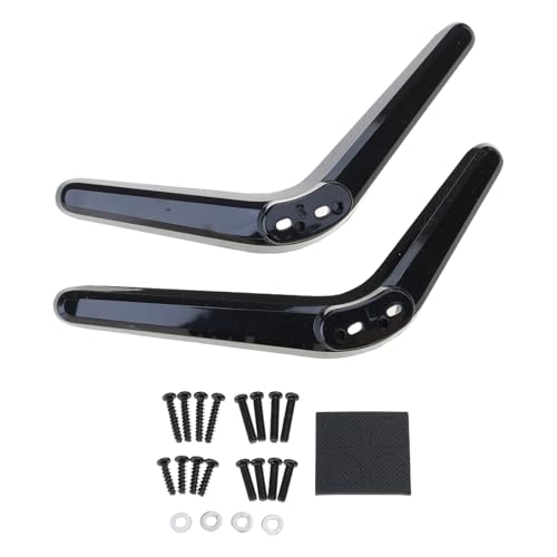 Aurgiarme Stand Base Table Top Stand Legs Replacement Universally for 32 to 65inch Mounting Holes 17-20mm