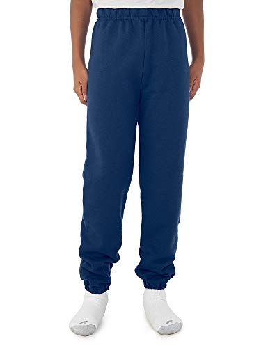 Image of JERZEES Youth Nublend Fleece Sweatpants without Pockets, Covered Elastic Waistband, Cotton Blend, Sizes S-XL