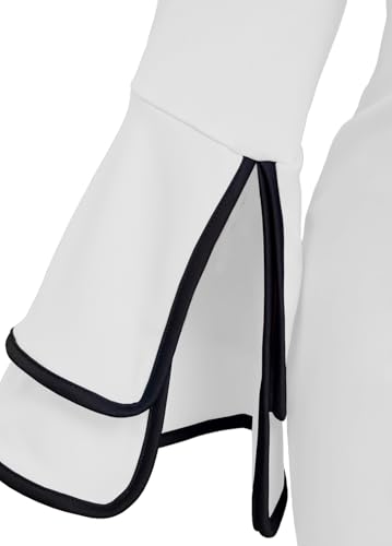 Image of Church Dress for Women Flared Sleeve Midi Pencil Dress Elegant Teacher Office Business Wear to Work Dresses