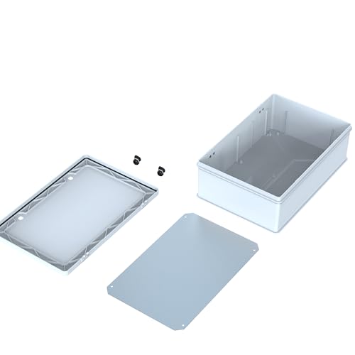 YAVUZ Abs Pano 40 x 60 x 24.2 cm Taban Saclı IP65 Plastik Pano Montaj Plakalı Elektrik Kutusu Pano D
