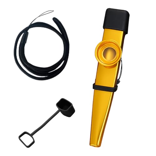 Kazoos para adultos: Kazoo de metal portátil com som claro e estável, brinquedo instrumento musical | crianças antiderrapantes, adultos, amantes música, bandas, festas, práticas Act