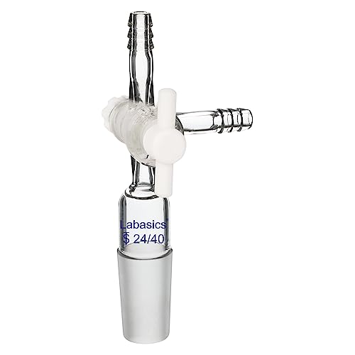 Labasics Borosilicate Glass 3-Way Flow Control Adapter