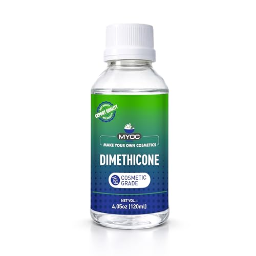Myoc Dimethicone – Cosmetic Grade Silicone for DIY Skincare, Hair Serums, and Makeup Formulations | 4 oz (120ml)