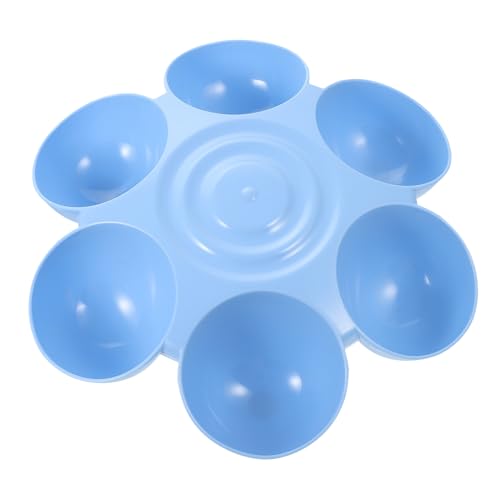 FONDOTIN Decorative Flower Shaped Pet Food Bowl Multi Functional Dog Feeder and Cat Feeding Plate for Easy Mealtime Durable Plastic Design for Puppies and Kittens