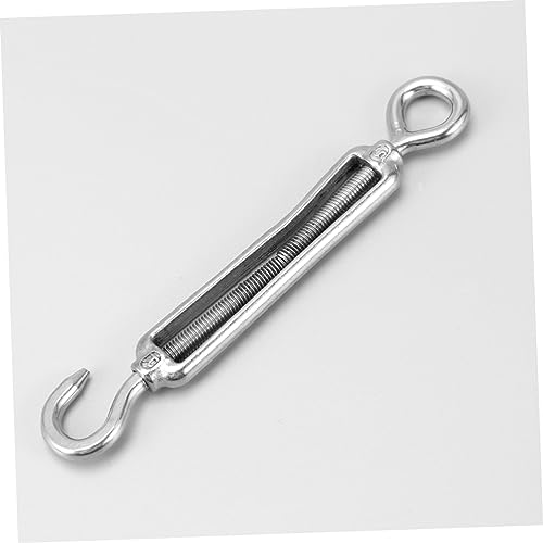 5 unidades Tensor para cable de acero inoxidable con tornillo Bloom y gancho para cable y cuerda de acero miniatura 7