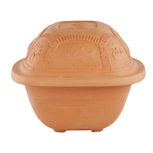 Reston Lloyd Classic Series All-Natural Clay Dutch Oven, Small, Terracotta #TOP4