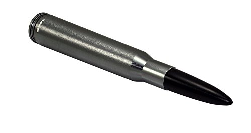 Vms Racing 50 Cal Caliber Gunmetal Black Tip Bullet Antenna Heavy Gauge Cnc Machined Billet Aluminum Short Compatible With Chevy Silverado 1500 2500 3500 07-19 #TOP6