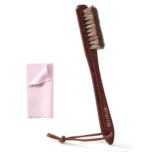 Horsehair Silver Brush Jewelry Cleaning Cloth Set - Detailing Brush