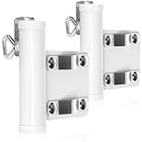 com-four® 2X Sonnenschirmhalter für Balkongeländer - Sonnenschirm Balkon Halterung - Sonnenschirmständer - Schirmhalter bis 28 mm Ø, Plattenstärken bis 30 mm (02 Stück - Sonnenschirmhalter-Griff)