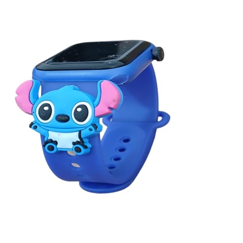 SMACTUDO, Relógio digital Infantil Stitch Resistente à Água-Az