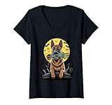 Photo Gallery donna halloween luna belgian malinois mally cane da pastore belga maglietta con collo a v Photo Gallery donna halloween luna belgian malinois mally cane da pastore belga maglietta con collo a v