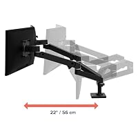 Ergotron Lx Pro Series 45-686-292 Supporti A Parete Per Tv 68,6 Cm [27] Scrivania Nero (dual Monitor Arm - For Screens Sized Up To 27 - Weight Capaci – Ansicht 5