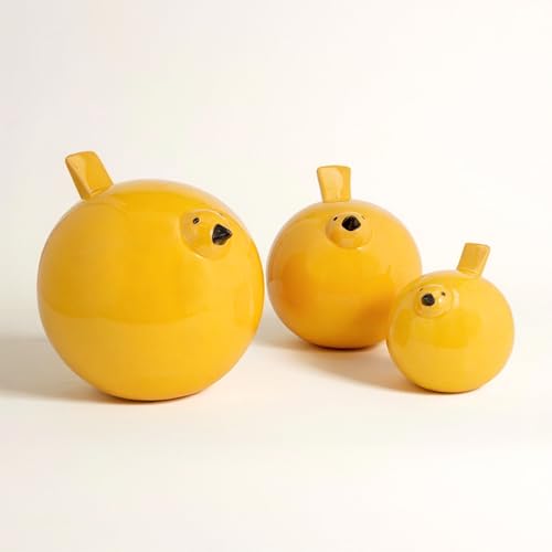 Set of 3 Bird Decorative Figurine – Ceramic Stoneware Decor