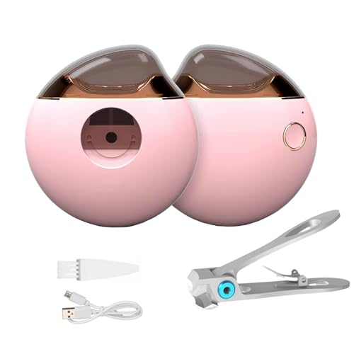 Cortauñas Electrico Corta Uñas Profesional Lima Electrica Uñas Manos Adultos Automático Usb Recargable Se Pueden Recolectar Restos De Uñas (pink,78x80x33mm)
