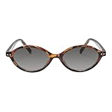 TIJN Olisa Blue Light Blocking Glasses for Women Men,Oval Frame Grey Tinted Bluelight Glasses for Computer/Screen