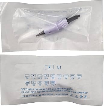 Tattoo Needle Cartridges for Permanent Makeup Tattoo Machine Artmex V6,V8,V9,V11 models available size 1R,3R,5R,7R,3F,5F,7F Tattoo Needles (Pack of 5, M1)-image-20