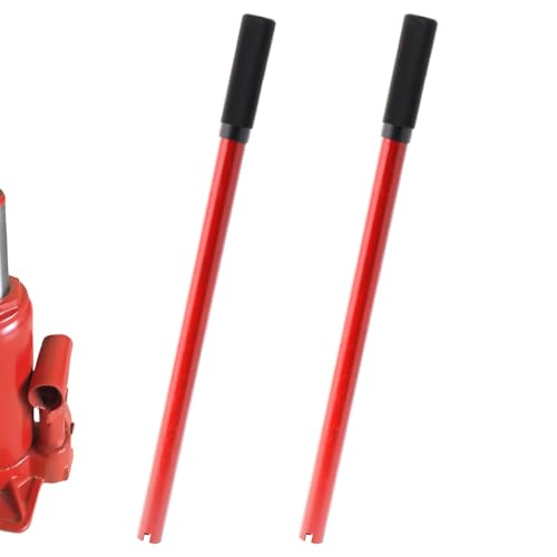 2 Pack 2/3 Ton Hydraulic Bottle Jack Handle Vertical Jack Replacement with Red Anti-Slip Grip