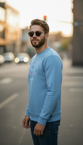 Image of Men Regular Fit Fleece ||Maroon||Round Neck Printed||Sweatshirt-JM3763