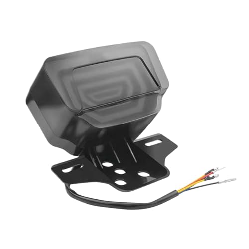 Feu moto pour rouler de nuit et sous la pluie clignotant étanche 12V et feu de freinage