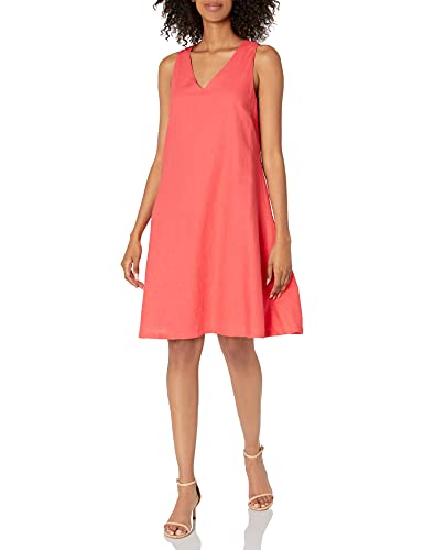 Robe trapèze en lin chic Anne Klein vêtement été femme tendance