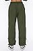 DISCIPBUSH Cargo Pants Women Baggy - Parachute Pants for Women, Rave Y2K Festival Outfits Army Green S