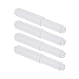 Homoyoyo Toilettenpapierhalter 4er Set Aus Kunststoff - Federbelastet - Teleskopierbar – Ideal Für Zuhause Und Restaurants Praktischer Ersatzrollenhalter in Weiß