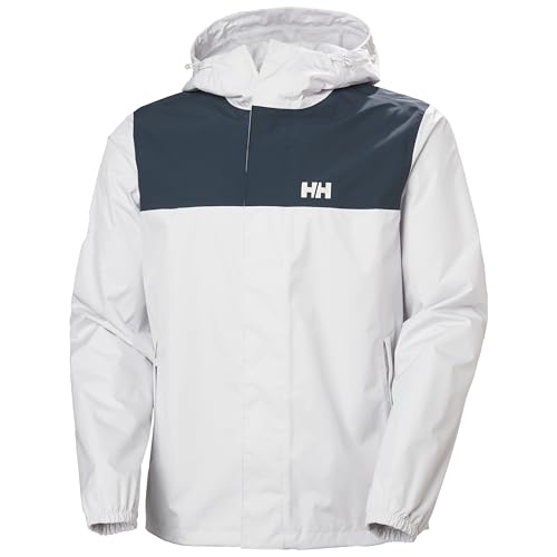 Helly Hansen, Mens, Rain Jacket, Nimbus Cloud, Large