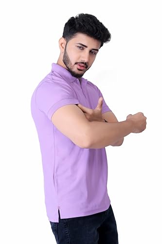 Image of Men's Premium Polo T-Shirt | Classic Collar | Smooth Finish | Half Sleeve Casual Wear (XS to 3XL)