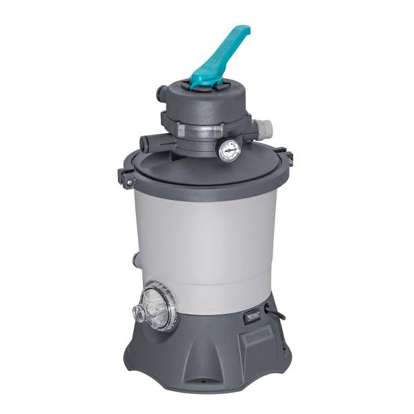 Bestway 950 Gallon Sand Filter Pool Pump for 300 to 4,800 Gallon Above Ground Outdoor Swimming Pools...