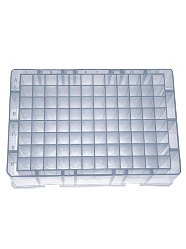 Muhwa 96 Wells Deep Well Plate, 1.2Ml Storage Plate, Round Bottom, Pack Of 5 #TOP1