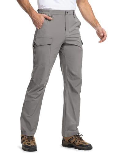 Moosehill Men's Hiking Cargo Pants Lightweight Waterproof Quick Dry Stretchy for Tactical Travel Fishing 7 Pockets2