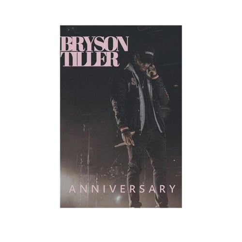 VBYO SU Bryson Tiller Anniversary Canvas Wall Art 12x18in