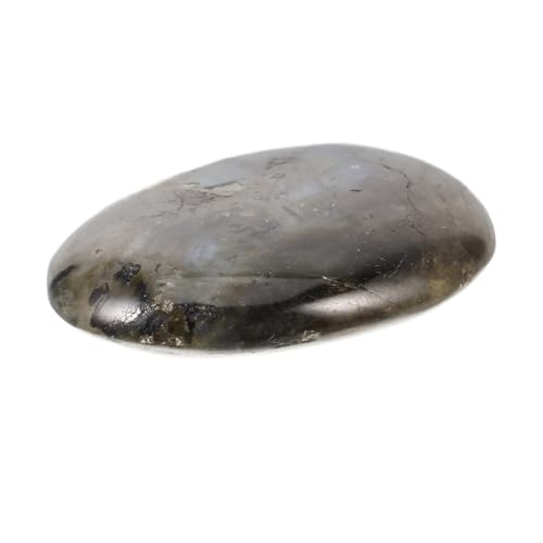 OATIPHO Cristales de Piedra Lunar Gris Piedras Pulidas de Labradorita Naturales para Meditación de Atención Plena y Crecimiento Espiritual