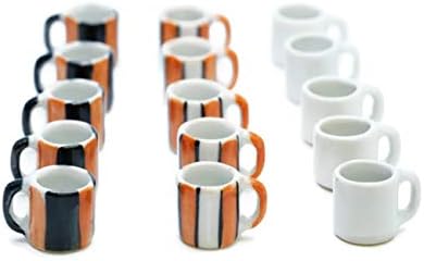 15 Mix Modern Coffee Mug Tea Cup Dollhouse Miniatures Food Kitchen by Cool Price