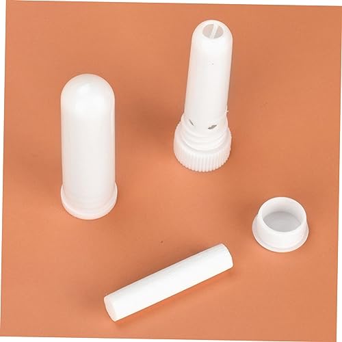 SOLUSTRE 20 Unidades Snorkel Tubos De Óleo Essencial Bastão Inalador Nasal Vazio De Plástico Tubo In