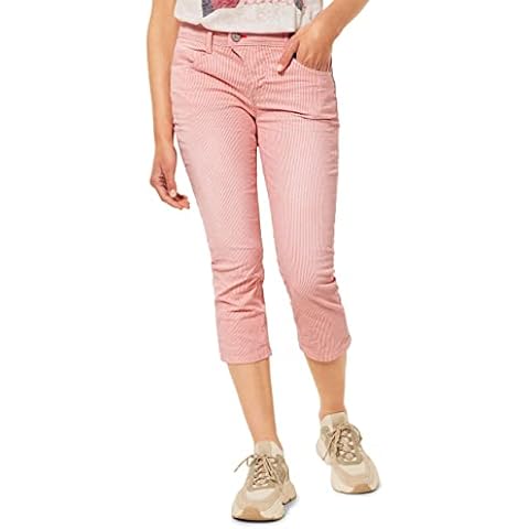 Street One Coral Striped 3/4 Jeans Cover