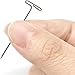 Modern Thimbles | THIK-Grip Series | Small (1) - Medium (1) - Large (1) | Including Flat Head Non-Melting Iron-Over Sewing Pins - 100 Pack - 1.5