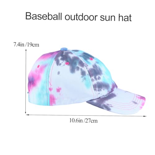 Casquette de baseball anti-coup de soleil en coton bleu réglable pour l'été