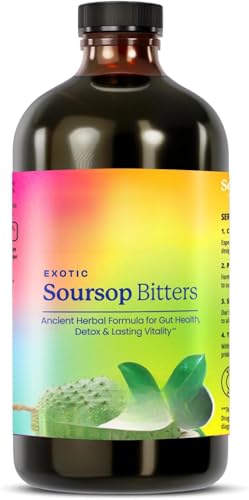 Soursop Bitters Liquid Energy & Immune Booster Kräutergetränk zur Verdauung und Entgiftung 1bottle