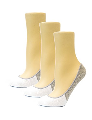Image of Thirty48 Women's No Show Loafer Socks, Boat Shoe Liners with Non Slip Grip