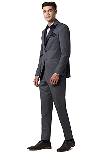 Image of Peter England Men's Rayon Two Piece Suit-Dress Set