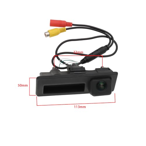 Image of OTOTEC 1 Set Car Rear View Camera Handle Button Kit Compatible with Audi A3 A4 A4L Compatible with Porsche New Cayenne 958 Compatible with Passat Variant AB 2011