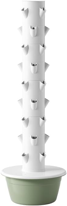 Vertical Hydroponic Growing System Kit – Hydroponic Vegetable Tower,Inddor Lettuce Growing Garden, for Indoor & Outdoor Gardening,