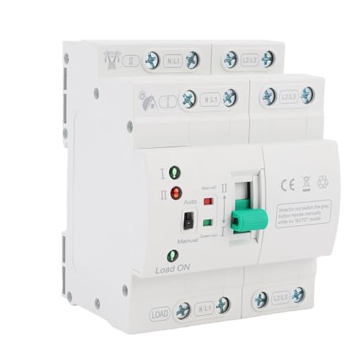 Commutateur transfert automatique 4P 80A AUNMAS rail DIN PZ30