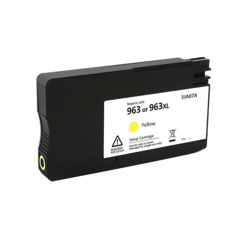 Image of MCHkR Ink Cartridge 963 963XL Compatible With OfficeJet 9010 9012 9015 9016 9018 9019 9020 9025 9026(H963XL - 1 YELLOW)